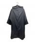 ISSEY MIYAKE（イッセイミヤケ）の古着「プリーツフラップフーデットコート」｜ブラック