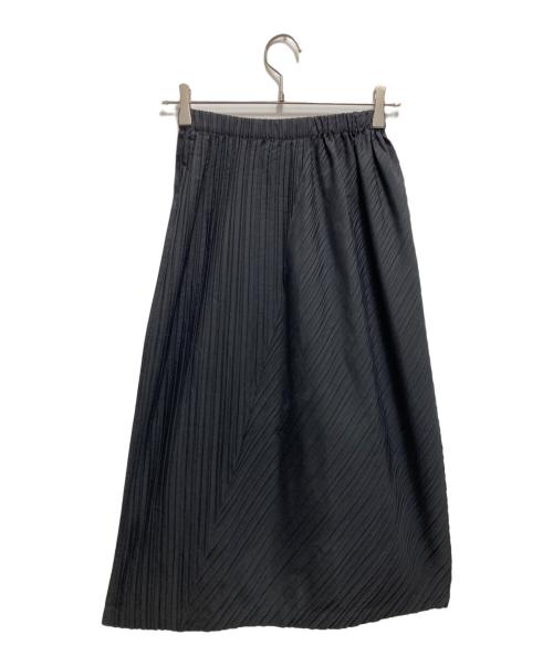 ISSEY MIYAKE（イッセイミヤケ）ISSEY MIYAKE (イッセイミヤケ) 筆タグ プリーツスカート ブラック サイズ:Mの古着・服飾アイテム