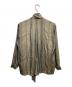ISSEY MIYAKE (イッセイミヤケ) 筆タグ 変形デザインラメカットソー ブラウン サイズ:M：9000円