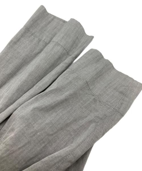 ISSEY MIYAKE（イッセイミヤケ）ISSEY MIYAKE (イッセイミヤケ) 筆タグ 変形ドレープデザインシャツ グレー サイズ:無しの古着・服飾アイテム