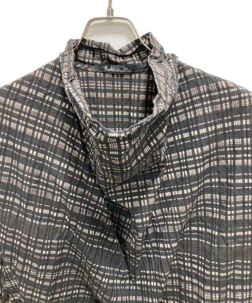 ISSEY MIYAKE PwRMANwNTw（イッセイミヤケ ペルマネンテ）ISSEY MIYAKE PwRMANwNTw (イッセイミヤケ ペルマネンテ) 変形デザイン総柄カットソー ブラウン サイズ:Mの古着・服飾アイテム