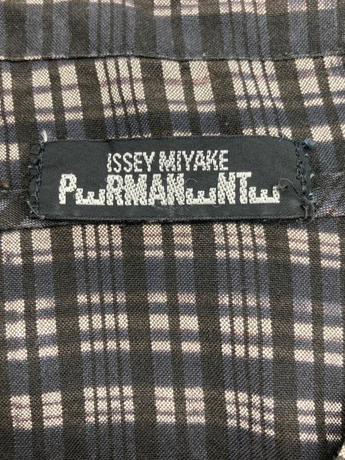 ISSEY MIYAKE PwRMANwNTw（イッセイミヤケ ペルマネンテ）ISSEY MIYAKE PwRMANwNTw (イッセイミヤケ ペルマネンテ) 変形デザイン総柄カットソー ブラウン サイズ:Mの古着・服飾アイテム