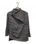 ISSEY MIYAKE PwRMANwNTw（イッセイミヤケ ペルマネンテ）の古着「変形デザイン総柄カットソー」｜ブラウン