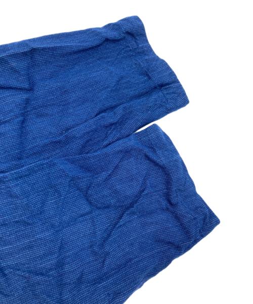 ISSEY MIYAKE PwRMANwNTw（イッセイミヤケ ペルマネンテ）ISSEY MIYAKE PwRMANwNTw (イッセイミヤケ ペルマネンテ) 変形デザインレーヨンカットソー ブルー サイズ:Mの古着・服飾アイテム