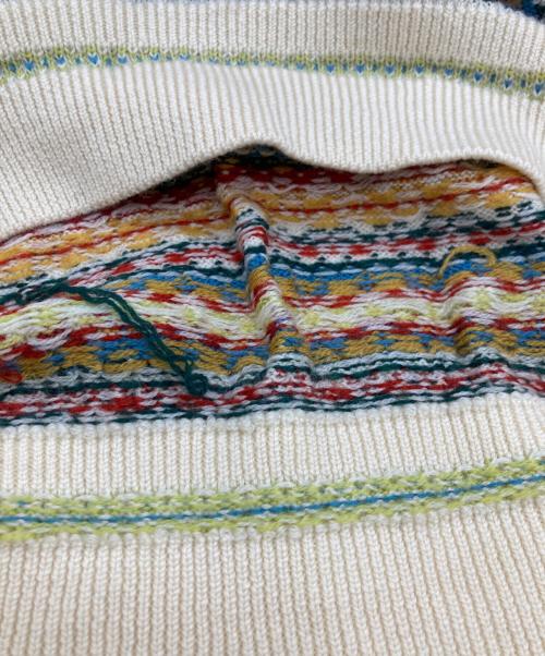 KENZO（ケンゾー）KENZO (ケンゾー) 【OLD】総柄Vネックニット マルチカラー サイズ:不明の古着・服飾アイテム