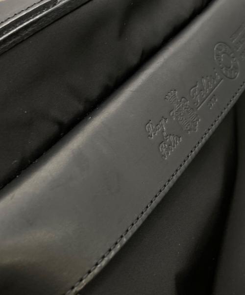 Felisi（フェリージ）Felisi (フェリージ) レザー切替ナイロンブリーフバッグ ブラックの古着・服飾アイテム