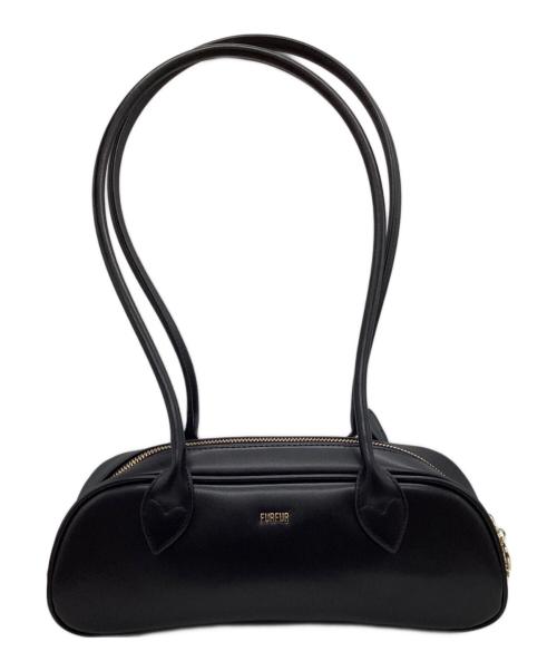 furfur（ファーファー）furfur (ファーファー) ワイドボストンバッグ ブラックの古着・服飾アイテム