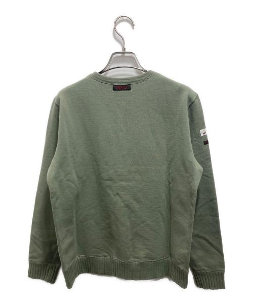 Mademoiselle NON NON（マドモアゼルノンノン）Mademoiselle NON NON (マドモアゼルノンノン) コットンカーディガン カーキ サイズ:M 未使用品の古着・服飾アイテム