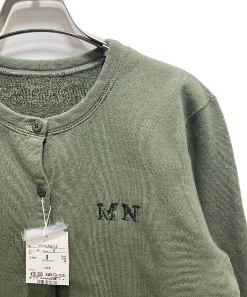 Mademoiselle NON NON（マドモアゼルノンノン）Mademoiselle NON NON (マドモアゼルノンノン) コットンカーディガン カーキ サイズ:M 未使用品の古着・服飾アイテム