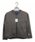 NON NO PAPAS COMPANY（ノンノパパスカンパニー）の古着「ノーカラーナイロンジャケット」｜グレー