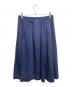 Mademoiselle NON NON (マドモアゼルノンノン) サイドボタンデニムプリーツスカート インディゴ サイズ:40 未使用品：7000円