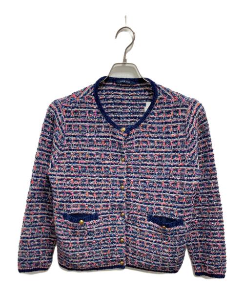Mademoiselle NON NON（マドモアゼルノンノン）Mademoiselle NON NON (マドモアゼルノンノン) カーディガン ネイビー サイズ:無し 未使用品の古着・服飾アイテム