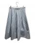Mademoiselle NON NON (マドモアゼルノンノン) シアサッカーストライプスカート スカイブルー サイズ:40 未使用品：7000円