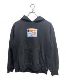 THE BLACK EYE PATCH（ブラックアイパッチ）の古着「LABEL CAUTION HOODIE」｜ブラック