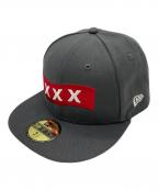 New Era×GOD SELECTION XXXニューエラ×ゴッドセレクショントリプルエックス）の古着「キャップ」｜グレー