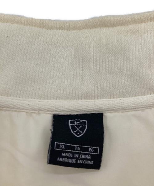 NIKE GOLF（ナイキゴルフ）NIKE GOLF (ナイキゴルフ) センタースウオッシュハーフジップスウェット アイボリー サイズ:XLの古着・服飾アイテム