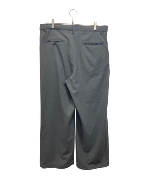 BEAMS（ビームス）BEAMS (ビームス) ワイドストレート 2プリーツ スラックス グレー サイズ:XLの古着・服飾アイテム