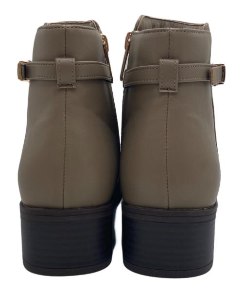 卑弥呼（ヒミコ）卑弥呼 (ヒミコ) ベルトデザインレインブーツ ベージュ サイズ:24の古着・服飾アイテム