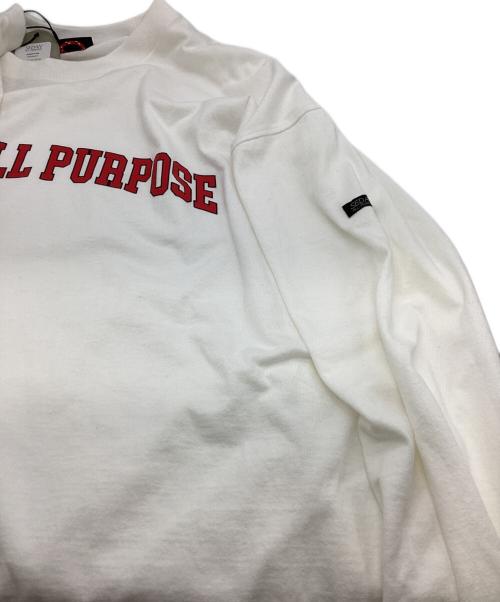 SEDAN ALL-PURPOSE（セダンオールパーパス）SEDAN ALL-PURPOSE (セダンオールパーパス) Arch Logo L/S Tee ホワイト サイズ:XXL 未使用品の古着・服飾アイテム