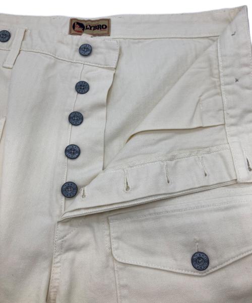 NIGEL CABOURN LYBRO（ナイジェルケーボン ライブロ）NIGEL CABOURN LYBRO (ナイジェルケーボン ライブロ) ブリティッシュ ショーツ アイボリー サイズ:36の古着・服飾アイテム