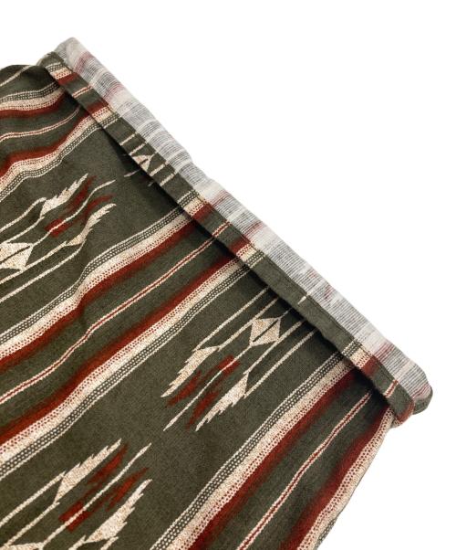 NIGEL CABOURN（ナイジェルケーボン）NIGEL CABOURN (ナイジェルケーボン) ネイティブ総柄ハーフパンツ カーキ サイズ:36の古着・服飾アイテム