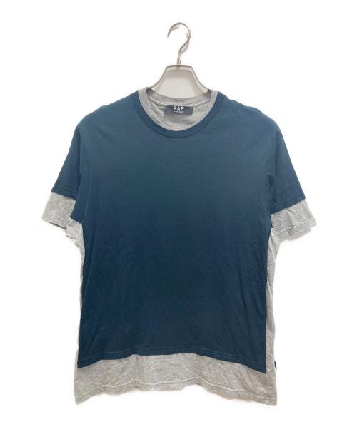 RAF BY RAF SIMONS（ラフバイ ラフシモンズ）RAF BY RAF SIMONS (ラフバイ ラフシモンズ) レイヤードデザインカットソー ブラック サイズ:48の古着・服飾アイテム