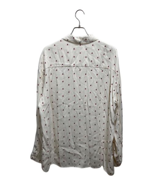 UNDERCOVERISM（アンダーカバーイズム）UNDERCOVERISM (アンダーカバーイズム) 総柄レーヨンシャツ レッド×ホワイト サイズ:4 未使用品の古着・服飾アイテム