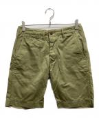 WAREHOUSE & CO.ウエアハウスカンパニー）の古着「DUCK DIGGER チノショートパンツ」｜グリーン