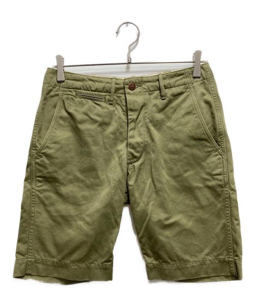 WAREHOUSE & CO.（ウエアハウスカンパニー）WAREHOUSE & CO. (ウエアハウスカンパニー) DUCK DIGGER チノショートパンツ グリーン サイズ:30の古着・服飾アイテム