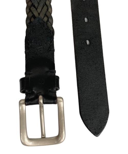 SLOW（スロウ）SLOW (スロウ) レザーメッシュベルト ブラック サイズ:Sの古着・服飾アイテム