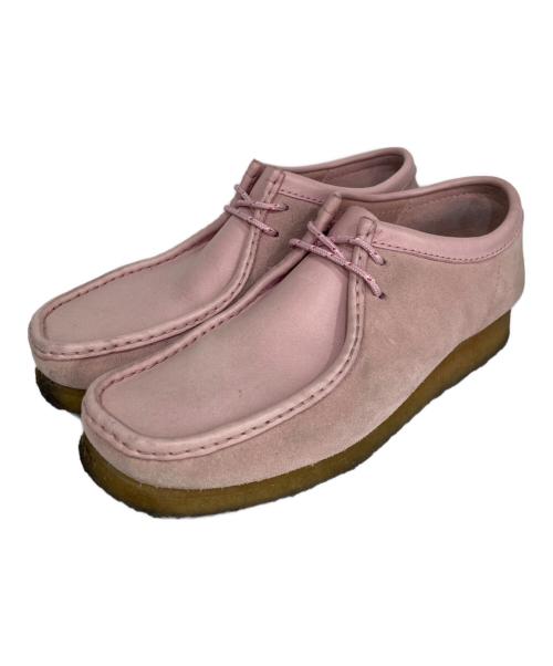 CLARKS ORIGINALS（クラークス オリジナルズ）CLARKS ORIGINALS (クラークス オリジナルズ) ワラビー ピンク サイズ:26.5の古着・服飾アイテム