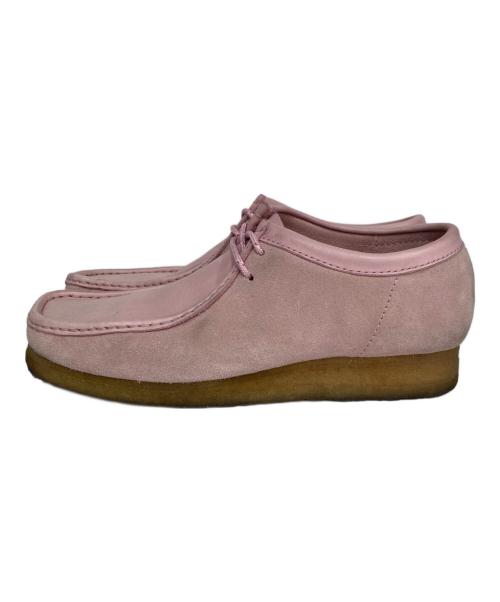 CLARKS ORIGINALS（クラークス オリジナルズ）CLARKS ORIGINALS (クラークス オリジナルズ) ワラビー ピンク サイズ:26.5の古着・服飾アイテム