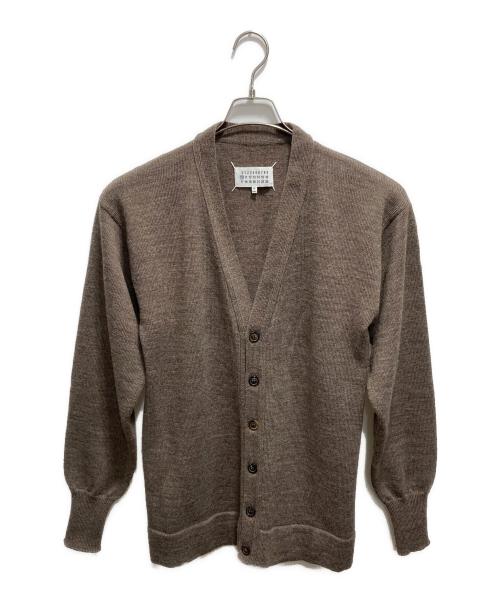 Maison Margiela（メゾンマルジェラ）Maison Margiela (メゾンマルジェラ) 21AW エルボーパッチカーディガン ブラウン サイズ:Ｓの古着・服飾アイテム