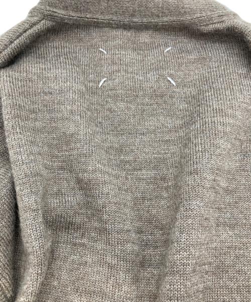 Maison Margiela（メゾンマルジェラ）Maison Margiela (メゾンマルジェラ) 21AW エルボーパッチカーディガン ブラウン サイズ:Ｓの古着・服飾アイテム