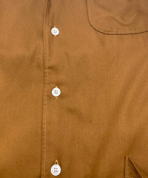 Maison Margiela（メゾンマルジェラ）Maison Margiela (メゾンマルジェラ) 23SS パッチポケットシャツ ブラウン サイズ:48の古着・服飾アイテム