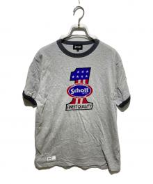 Schott（ショット）の古着「リンガーTシャツ 111周年記念モデル」｜グレー