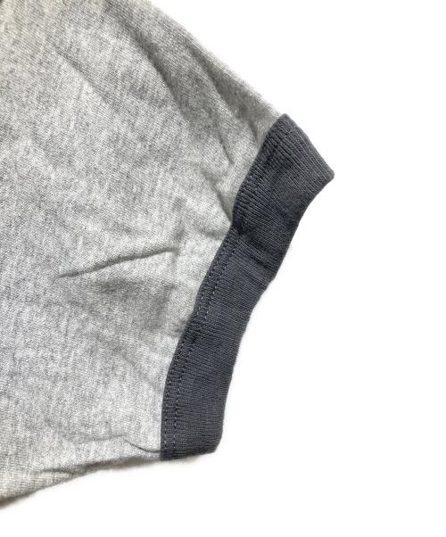 Schott（ショット）Schott (ショット) リンガーTシャツ 111周年記念モデル グレー サイズ:Ｌの古着・服飾アイテム