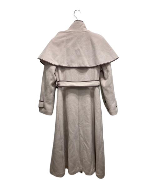 WILL SELECTION（ウィルセレクション）WILL SELECTION (ウィルセレクション) 配色ケープコート ピンク サイズ:Fの古着・服飾アイテム