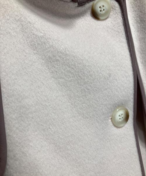 WILL SELECTION（ウィルセレクション）WILL SELECTION (ウィルセレクション) 配色ケープコート ピンク サイズ:Fの古着・服飾アイテム