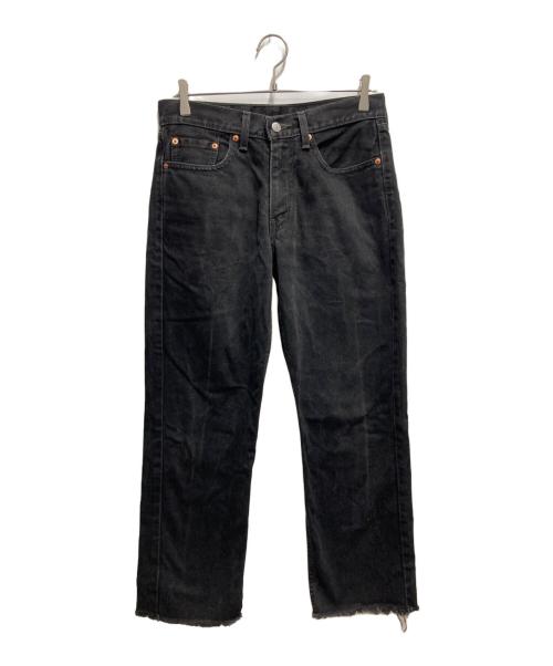 LEVI'S（リーバイス）LEVI'S (リーバイス) 550 ブラックデニムパンツ ブラック サイズ:W26/L30の古着・服飾アイテム
