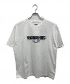 NEIGHBORHOODネイバーフッド）の古着「NH.TEE SS/プリントTシャツ」｜ホワイト