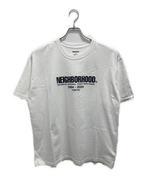 NEIGHBORHOOD（ネイバーフッド）NEIGHBORHOOD (ネイバーフッド) NH.TEE SS/プリントTシャツ ホワイト サイズ:Lの古着・服飾アイテム