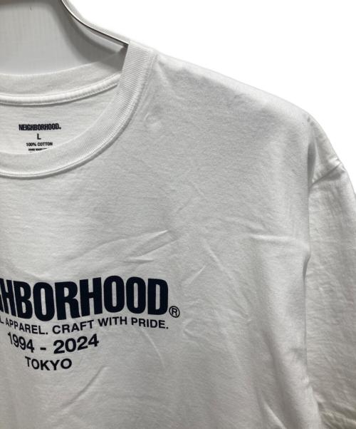 NEIGHBORHOOD（ネイバーフッド）NEIGHBORHOOD (ネイバーフッド) NH.TEE SS/プリントTシャツ ホワイト サイズ:Lの古着・服飾アイテム