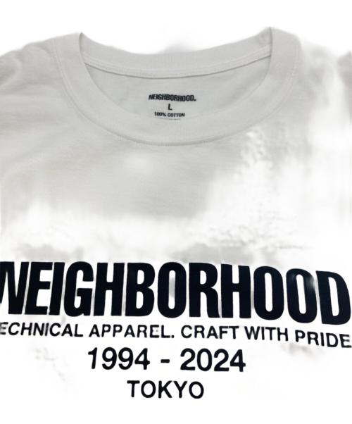NEIGHBORHOOD（ネイバーフッド）NEIGHBORHOOD (ネイバーフッド) NH.TEE SS/プリントTシャツ ホワイト サイズ:Lの古着・服飾アイテム