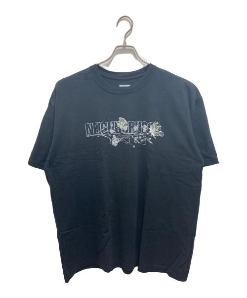 NEIGHBORHOOD（ネイバーフッド）NEIGHBORHOOD (ネイバーフッド) Dr.Woo コラボプリントTシャツ ブラック サイズ:XLの古着・服飾アイテム