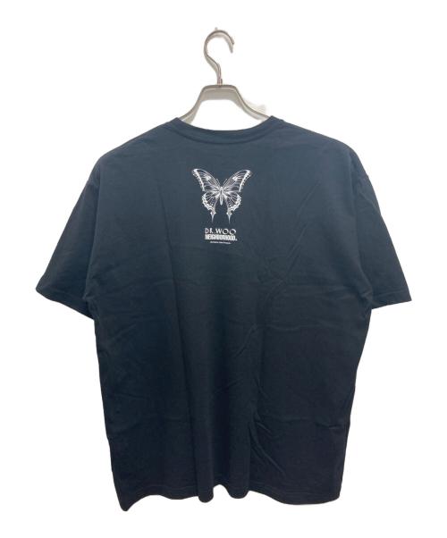 NEIGHBORHOOD（ネイバーフッド）NEIGHBORHOOD (ネイバーフッド) Dr.Woo コラボプリントTシャツ ブラック サイズ:XLの古着・服飾アイテム