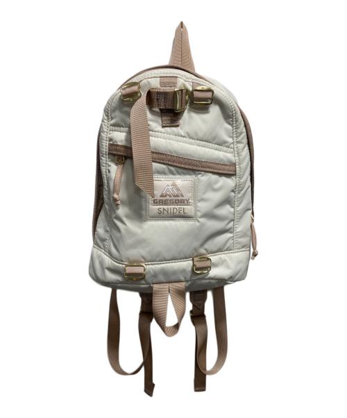 Snidel（スナイデル）Snidel (スナイデル) GREGORY (グレゴリー) 別注ミニリュック アイボリーの古着・服飾アイテム