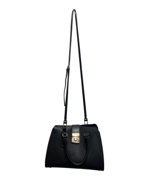 FURLA（フルラ）FURLA (フルラ) ミラノ 2WAYバッグ ブラックの古着・服飾アイテム