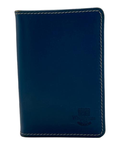 Whitehouse Cox（ホワイトハウスコックス）Whitehouse Cox (ホワイトハウスコックス) bridle leather パスケース ブルーの古着・服飾アイテム