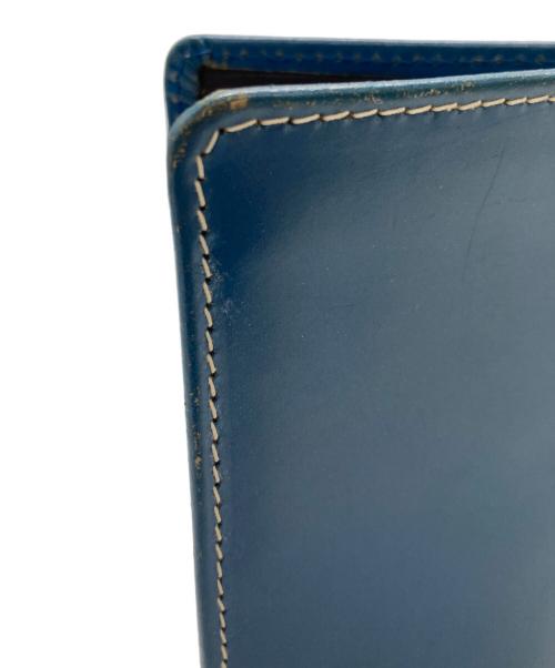 Whitehouse Cox（ホワイトハウスコックス）Whitehouse Cox (ホワイトハウスコックス) bridle leather パスケース ブルーの古着・服飾アイテム